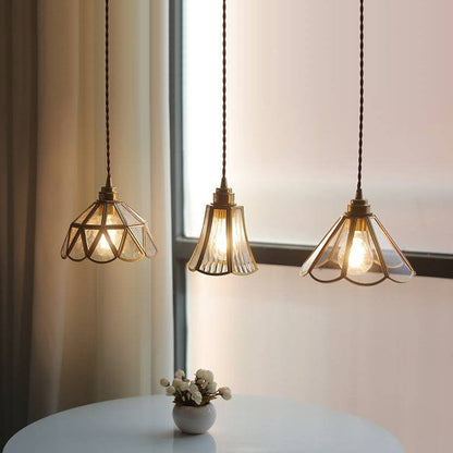Classic Folded Glass Hanging Lamp