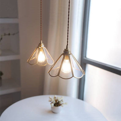 Classic Folded Glass Hanging Lamp