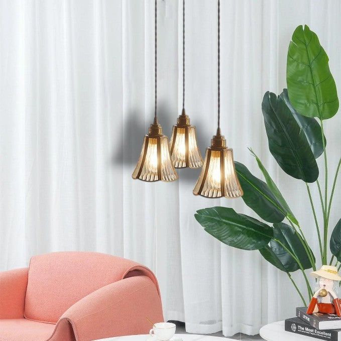 Classic Folded Glass Hanging Lamp