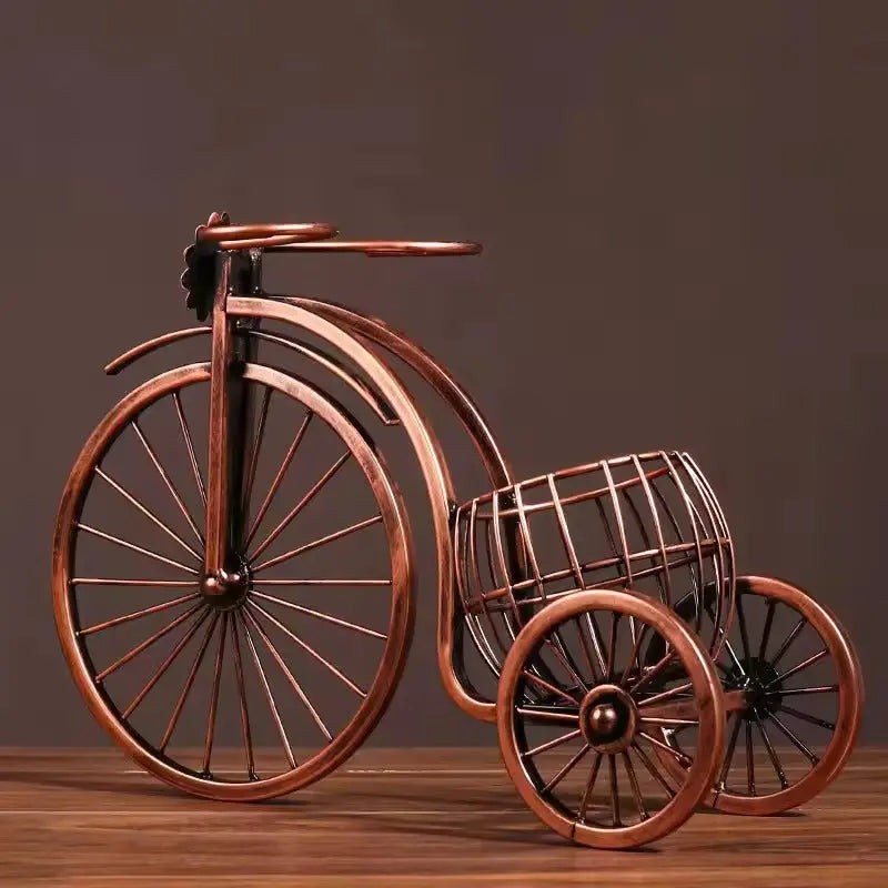 Brix Tricycle Wine Bottle & Glass Holder Inovessa