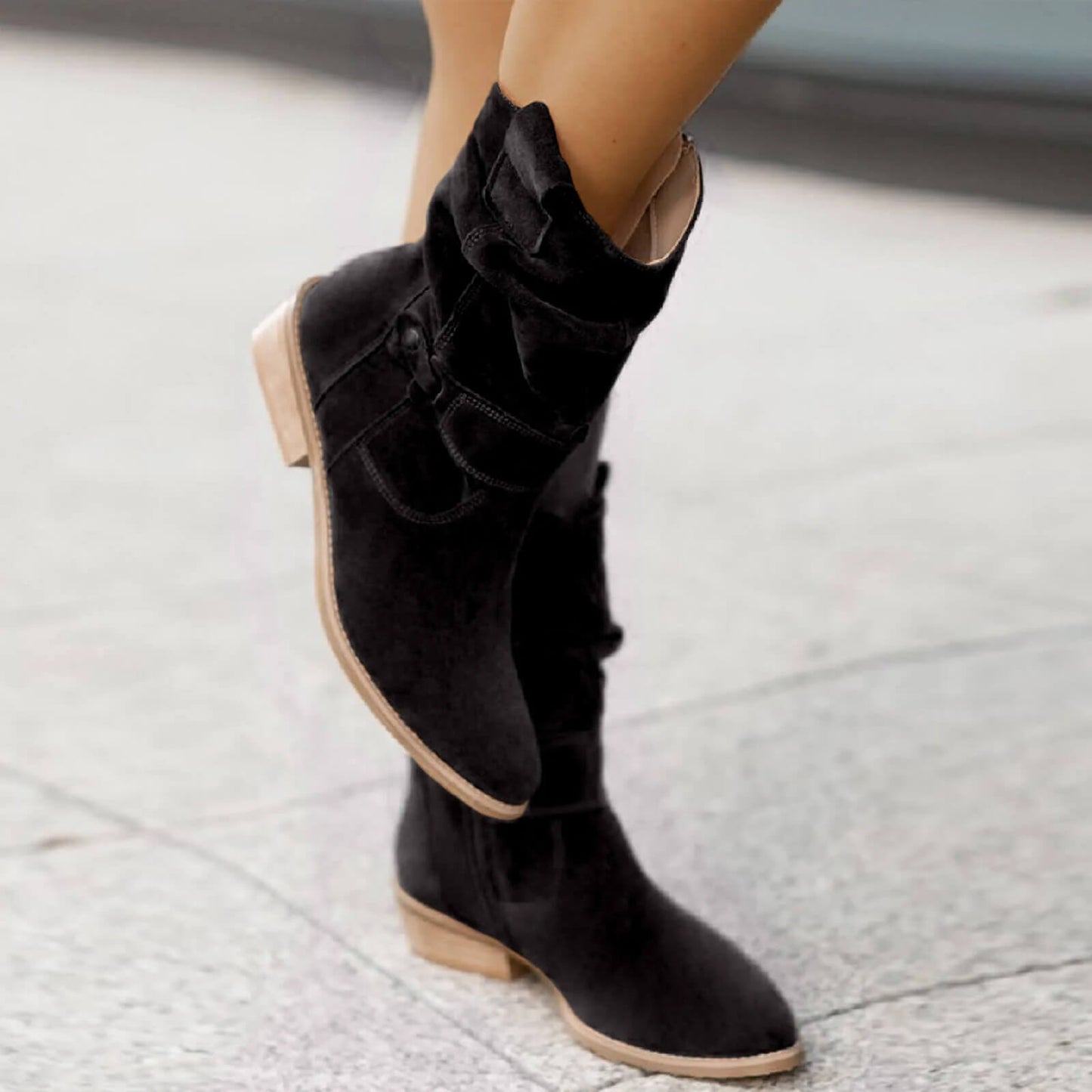 Brown Suede Ankle Boots for Women – Comfortable High-Quality Everyday Footwear 3