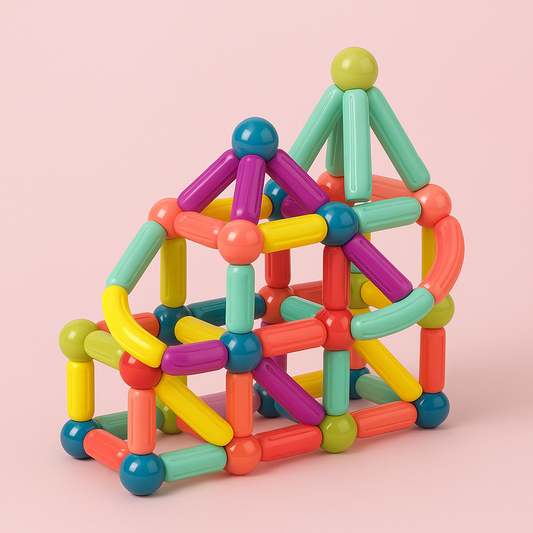 Fun Building Sticks Kids Construction Set - Lusomart