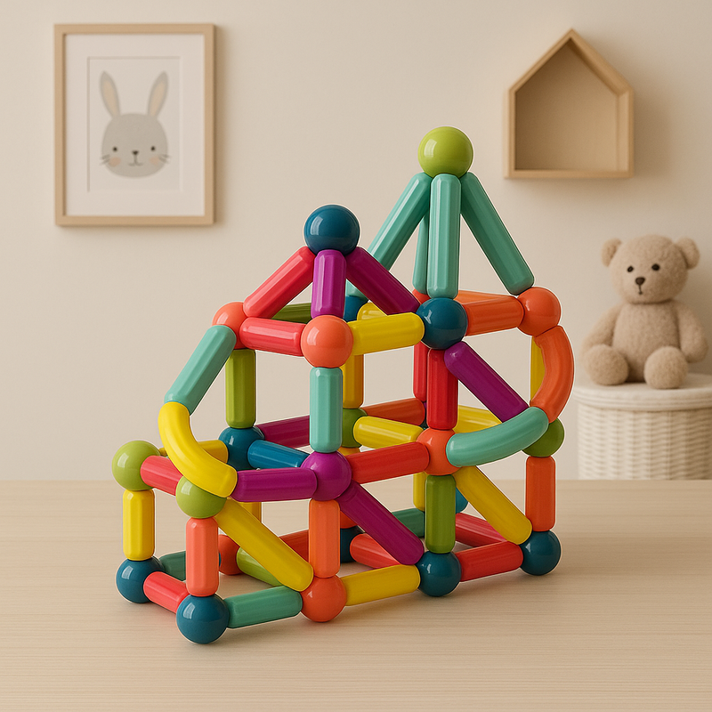BuildBlox – Construction toy set with sticks for creative shape-making and hands-on play 1