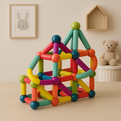 BuildBlox – Construction toy set with sticks for creative shape-making and hands-on play 1