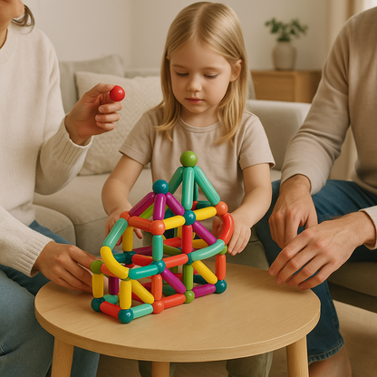 BuildBlox – Construction toy set with sticks for creative shape-making and hands-on play 4