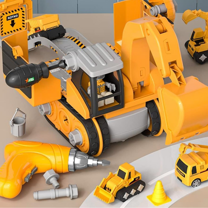 BuildBuddies™ – 3-in-1 Construction Vehicles Playset – Educational Building Fun for Kids 2