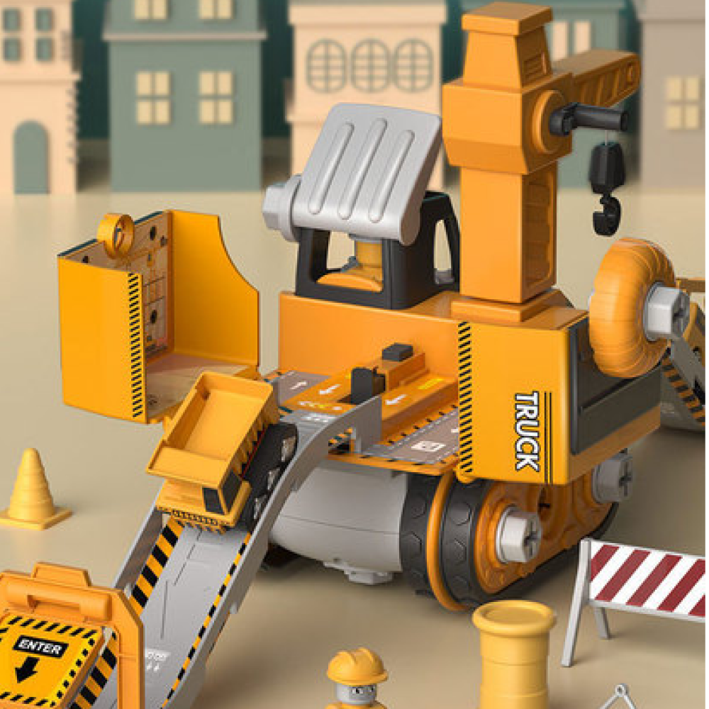 BuildBuddies™ – 3-in-1 Construction Vehicles Playset – Educational Building Fun for Kids 3