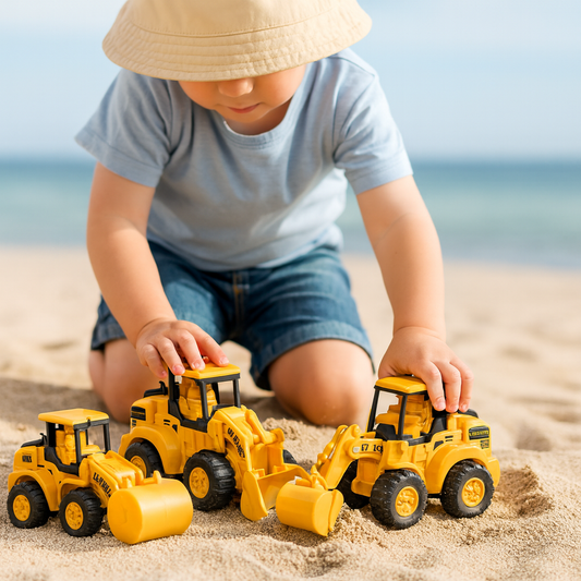 Fun Kids Building Truck Toy Set - Lusomart