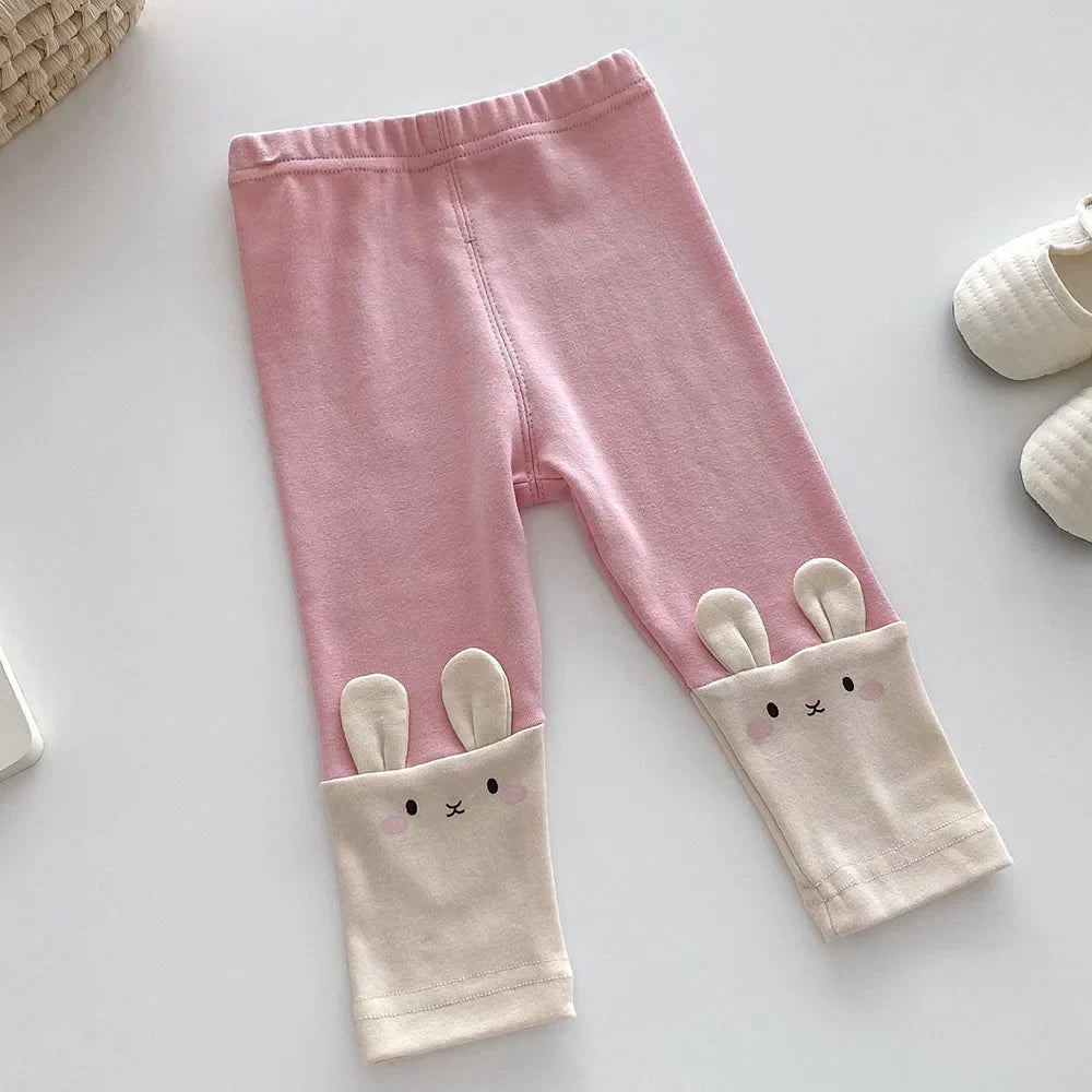 BunnyCuff™ – Animal Friends on the Pipe – Soft Baby Leggings 3