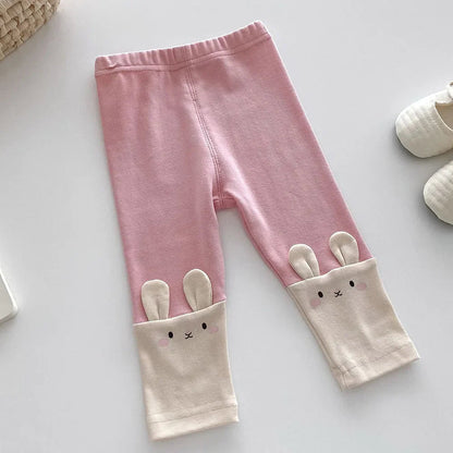 BunnyCuff™ – Animal Friends on the Pipe – Soft Baby Leggings 3