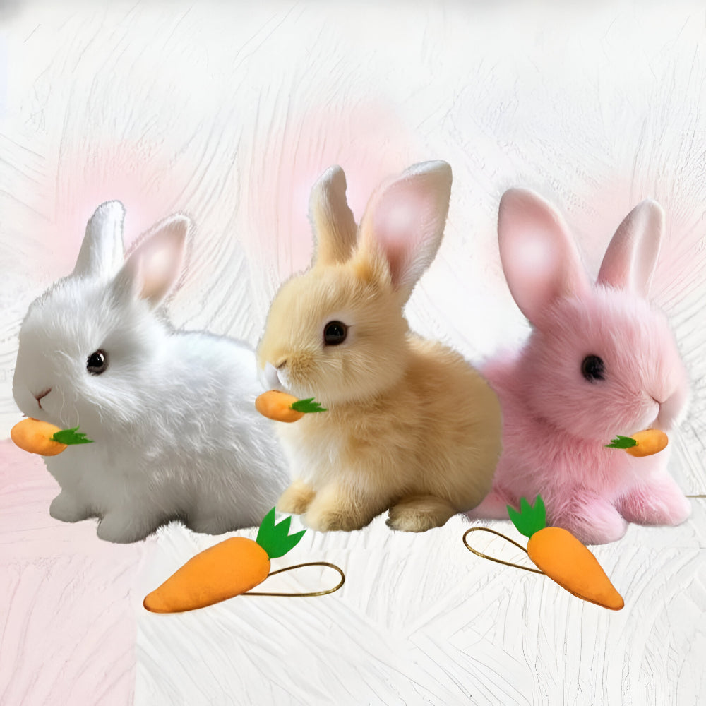 Cute Rabbit Figurine Home Decoration Collectible Statue