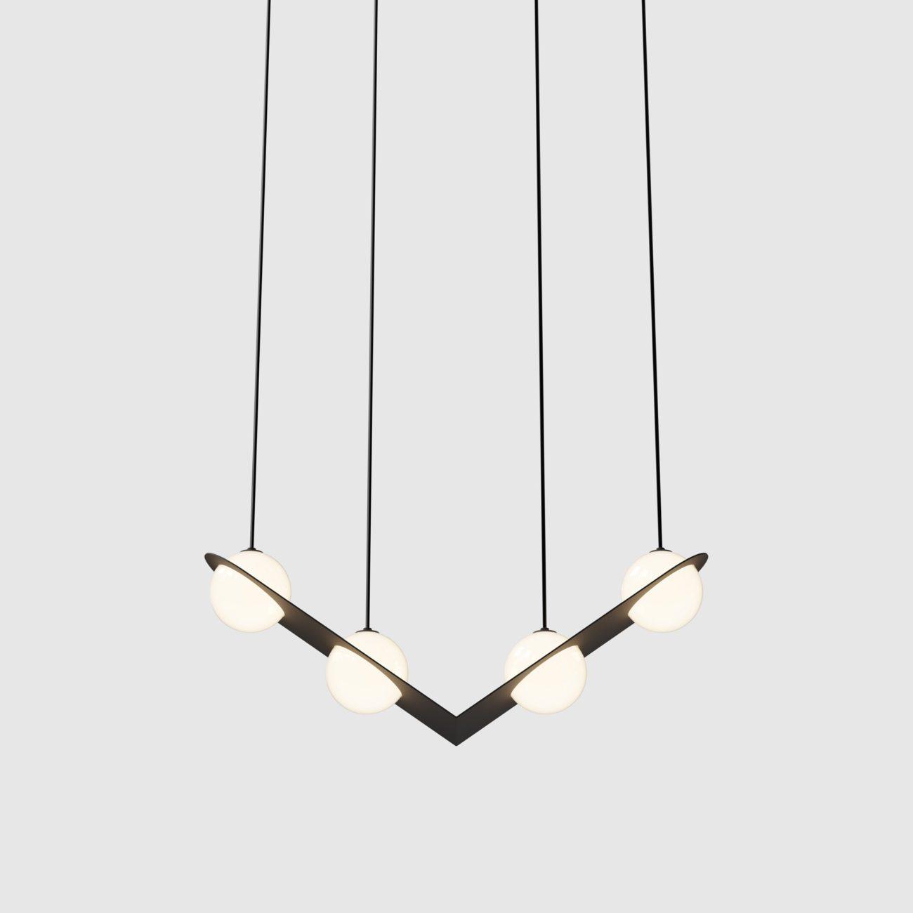 Sleek Black Pendant Light with Contemporary Style - Lusomart