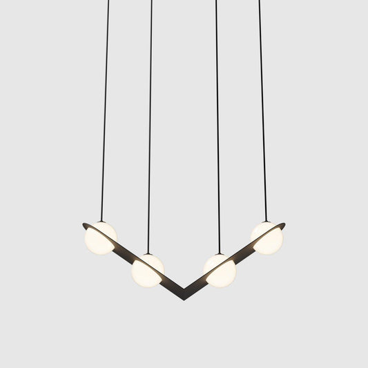 Sleek Black Pendant Light with Contemporary Style - Lusomart
