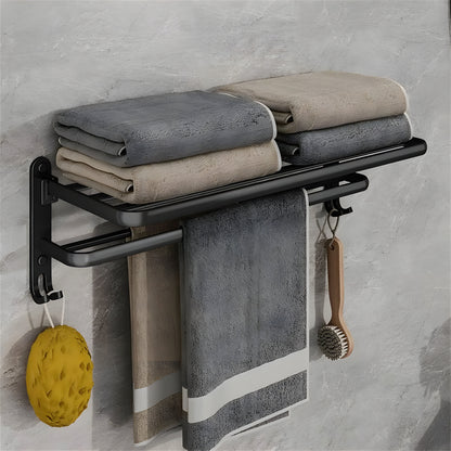 Space Saving Adjustable Bathroom Storage - Strong Metal Shelf - Lusomart