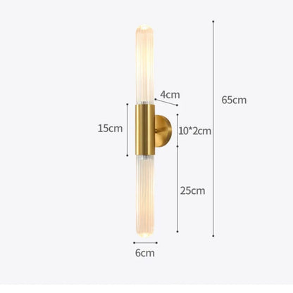 Sleek Glass Floor Lamp Modern Home Decor Light