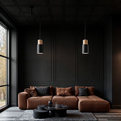 Natural Wood Hanging Light Fixtures
