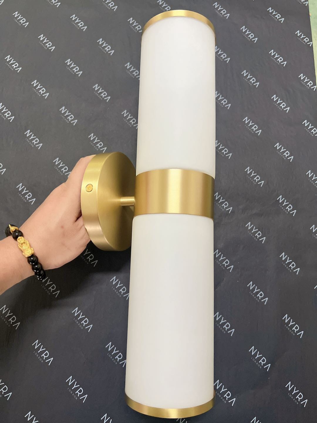 Wall Mount Brass Sconce