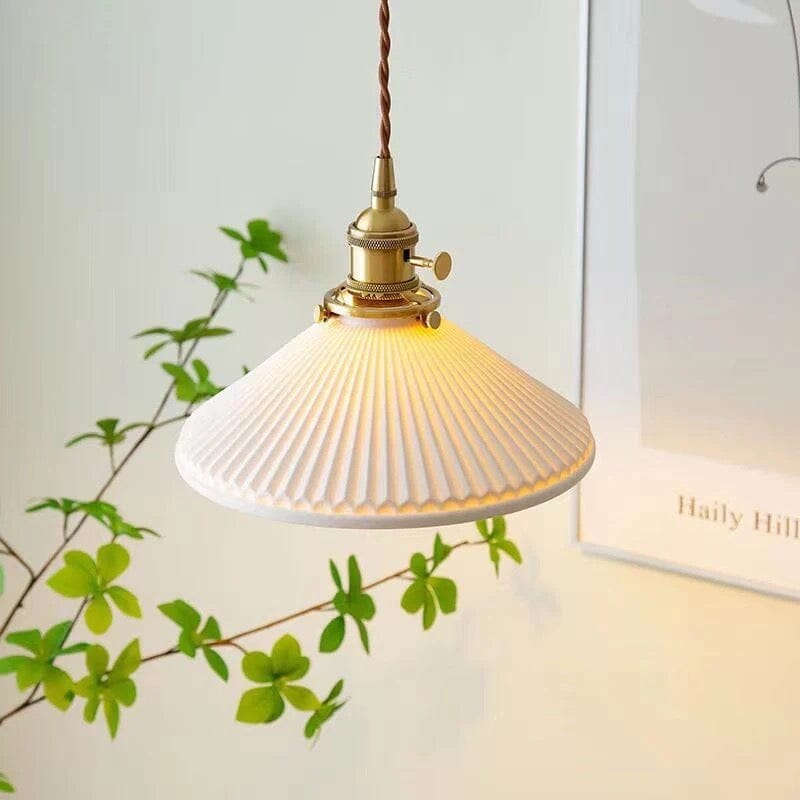 Simple Porcelain Hanging Light Fixtures