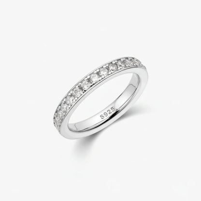 Simple Sterling Silver Bead Ring Everyday Jewelry