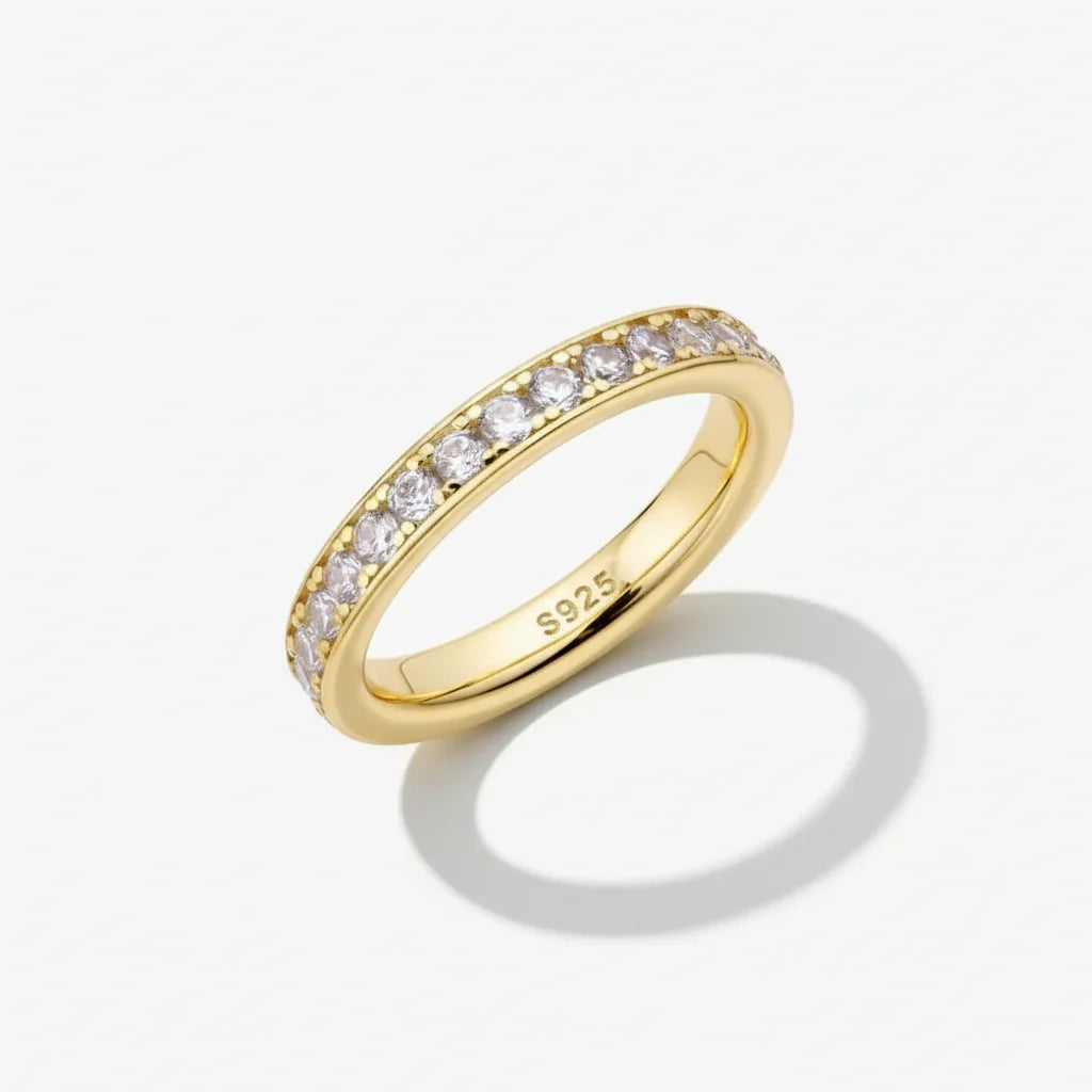 Simple Sterling Silver Bead Ring Everyday Jewelry - Lusomart