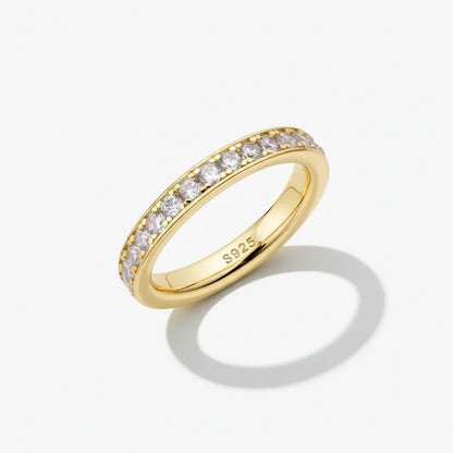 Simple Sterling Silver Bead Ring Everyday Jewelry - Lusomart