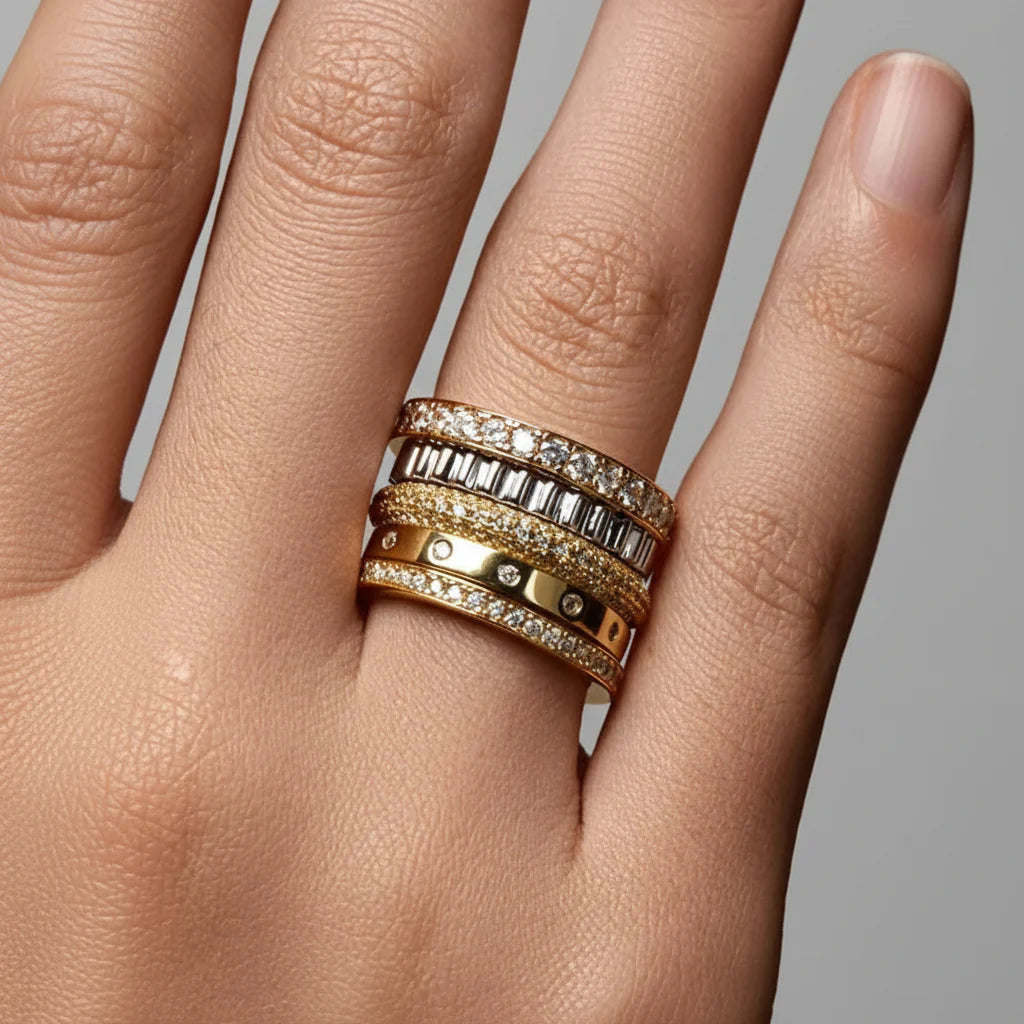 Simple Sterling Silver Bead Ring Everyday Jewelry