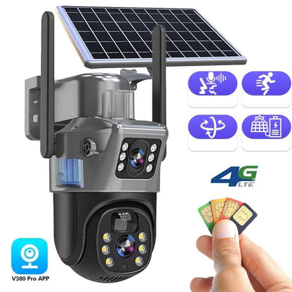 Outdoor 4K Wireless IP Security Camera with Night Vision Zoom - Lusomart