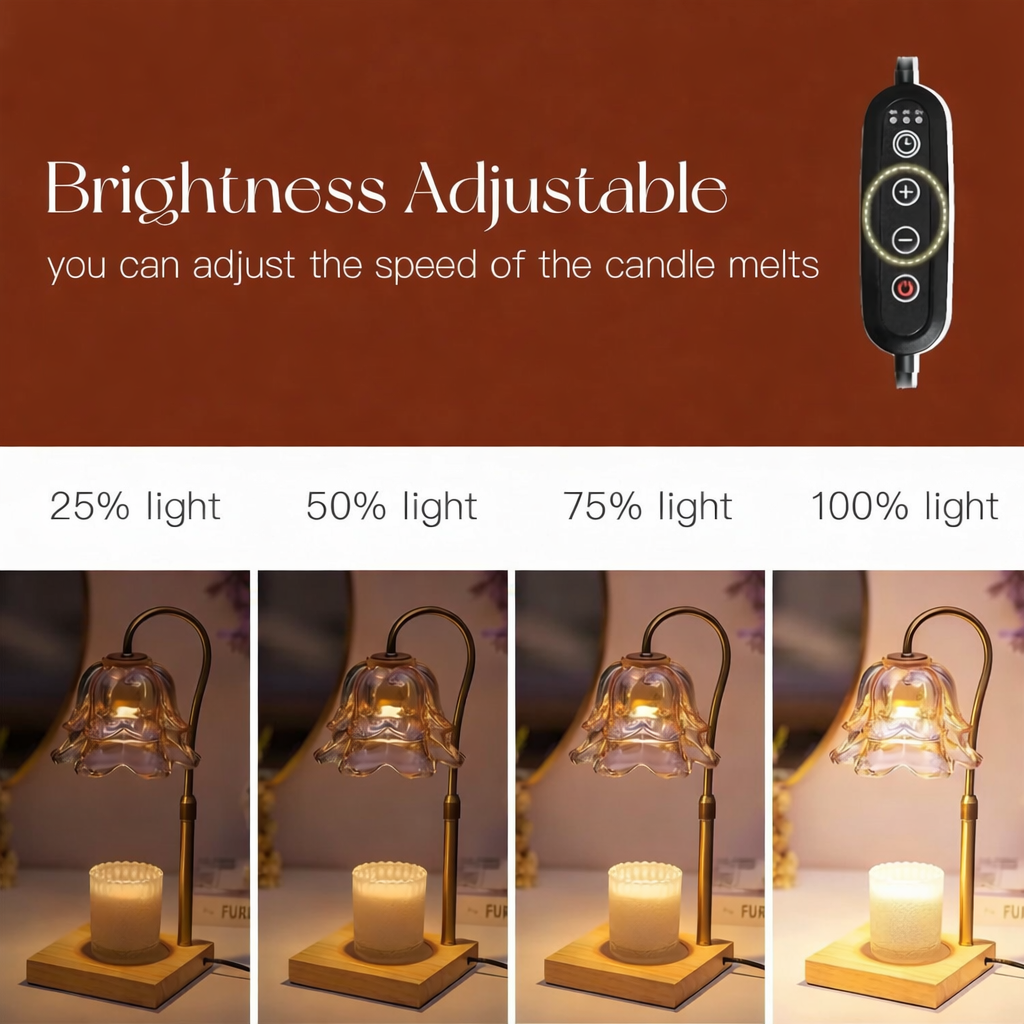 Electric Wax Melter Glass Candle Heater