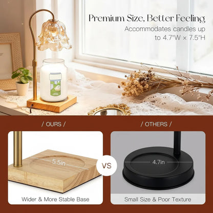 Electric Wax Melter Glass Candle Heater