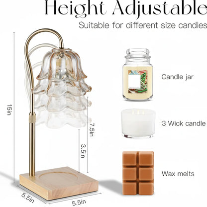 Electric Wax Melter Glass Candle Heater