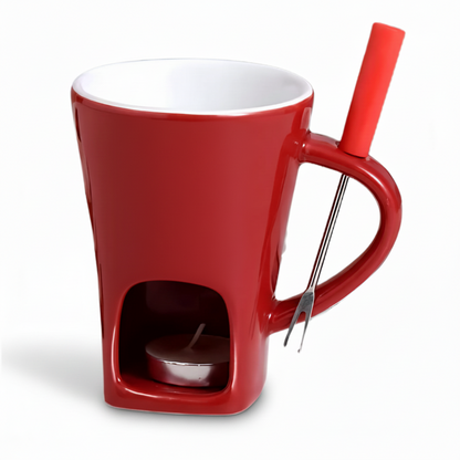 Delicious Chocolate Fondue Ceramic Pot Set