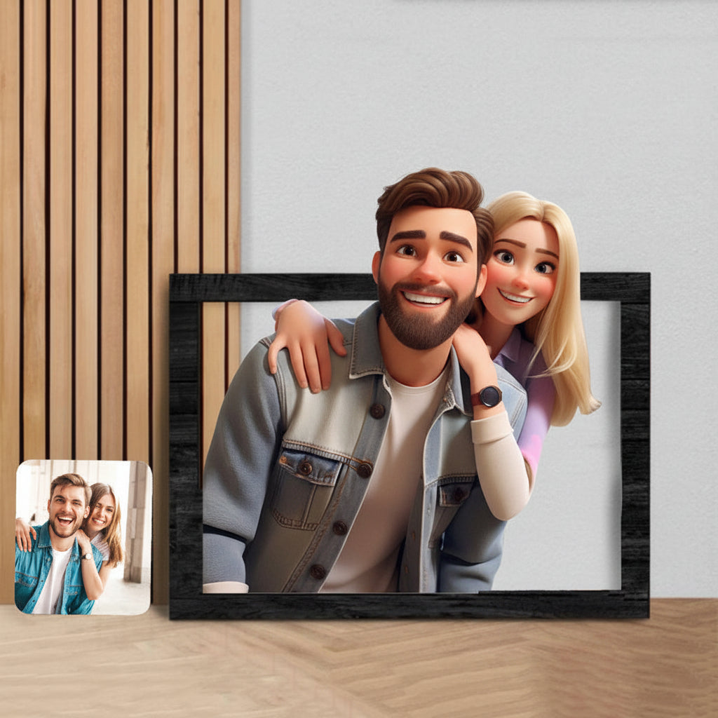Customizable 3D Wooden Picture Frame Home Decoration - Lusomart