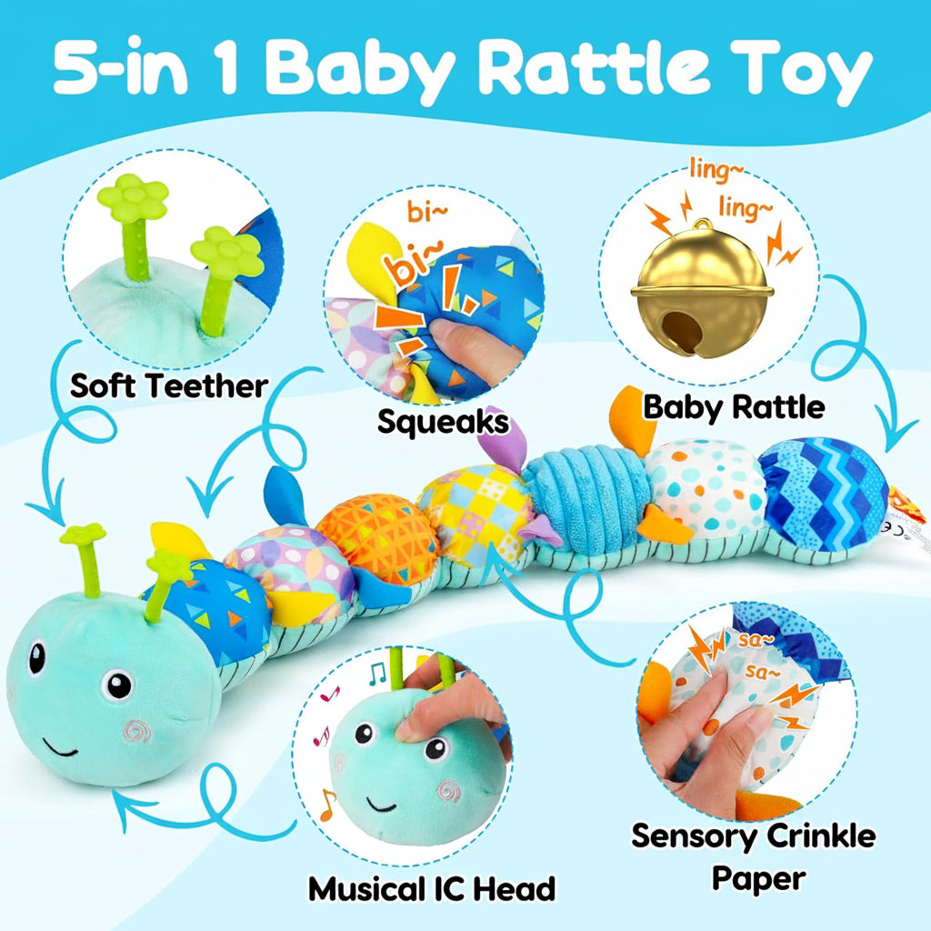 Colorful Soft Musical Baby Activity Toy