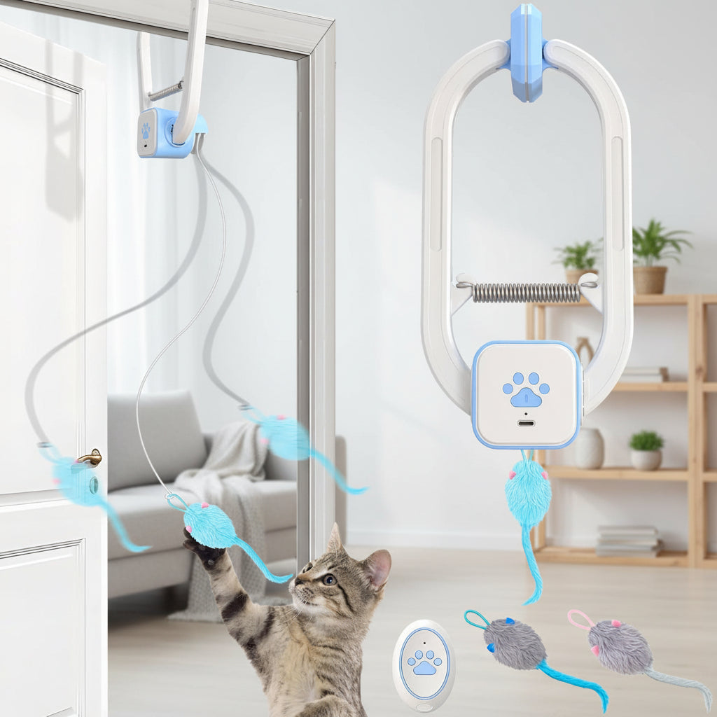 Fun Electronic Cat Toy Rechargeable Mouse Teaser - Lusomart