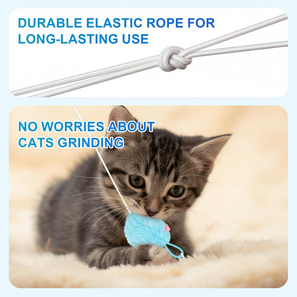 Fun Electronic Cat Toy Rechargeable Mouse Teaser