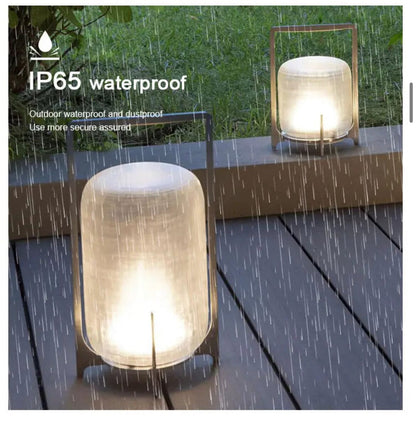 Outdoor Patio Lights Waterproof Steel And Glass