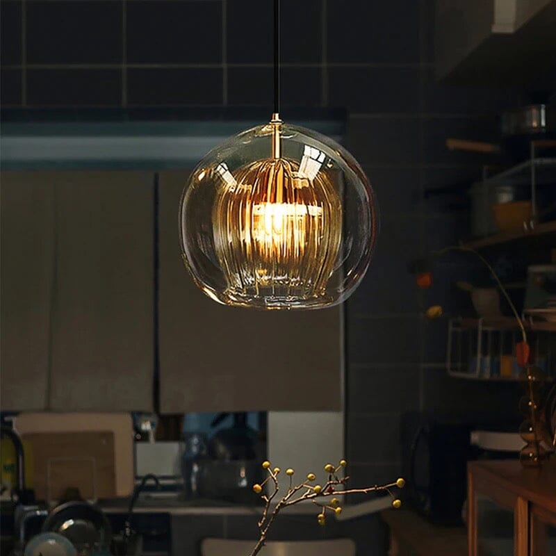 Elegant Clear Drop Pendant