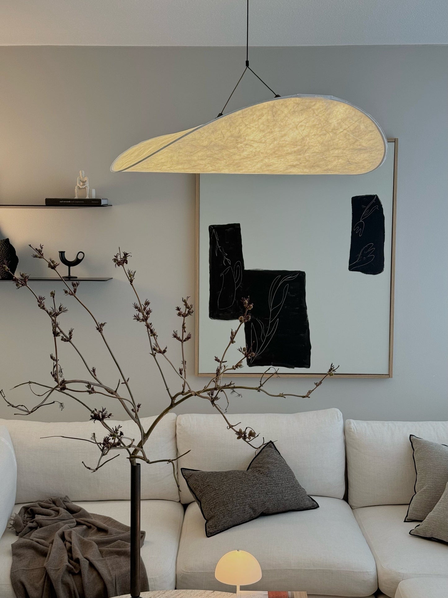 Unique Leaf Glass Pendant Lamp