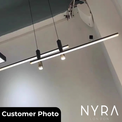 Dual Pendant Ceiling Light Fixture