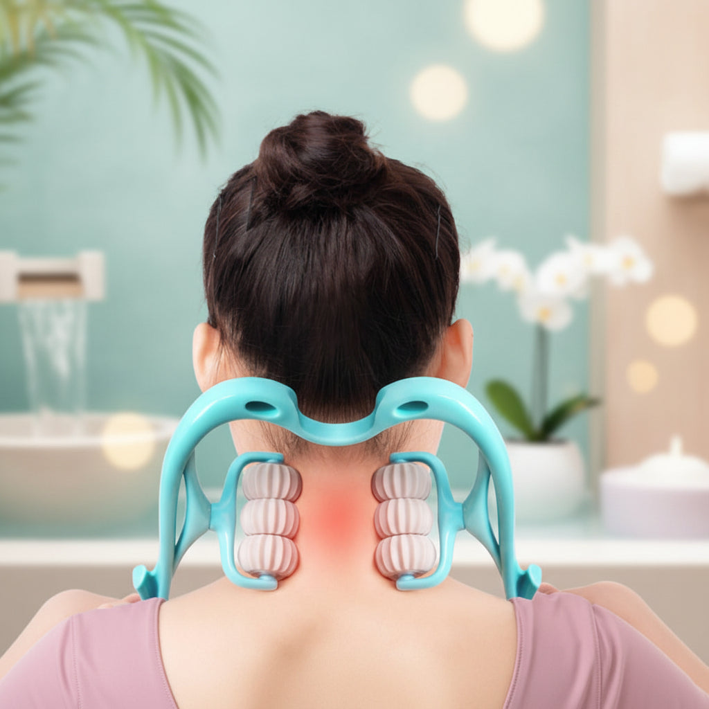 Relaxing Neck Massage Roller Shoulder Relief