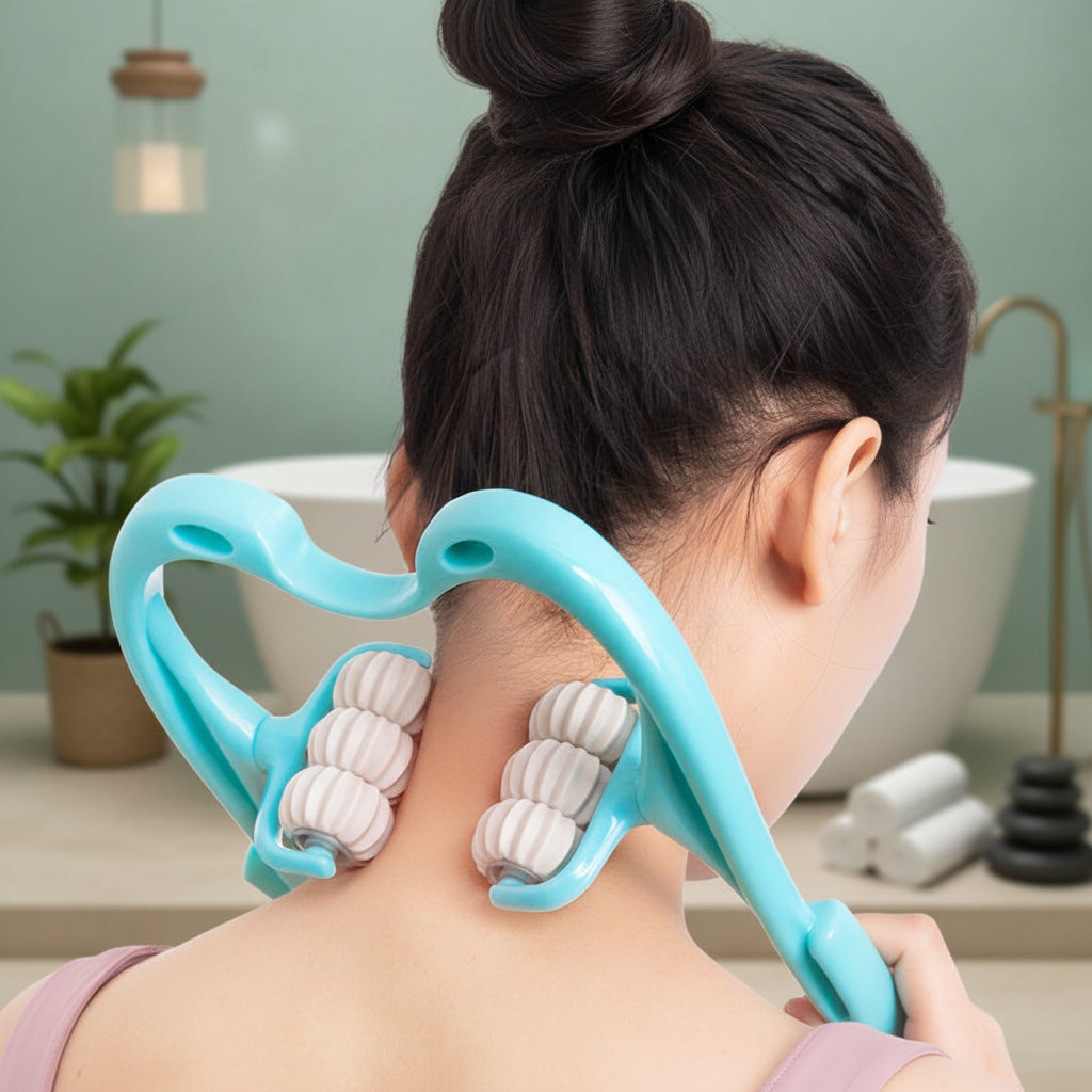 Relaxing Neck Massage Roller Shoulder Relief