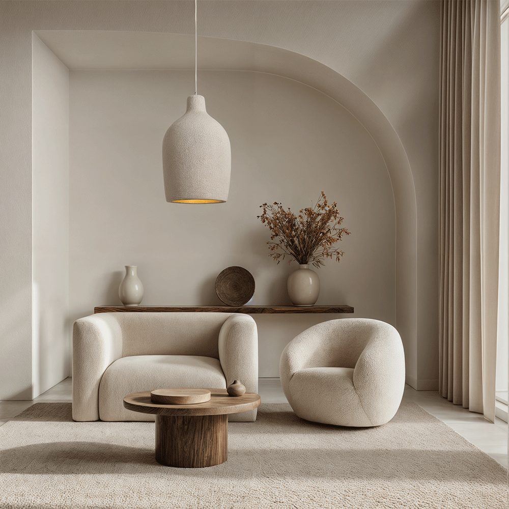 Simple Japanese Style Pendant Light - Lusomart