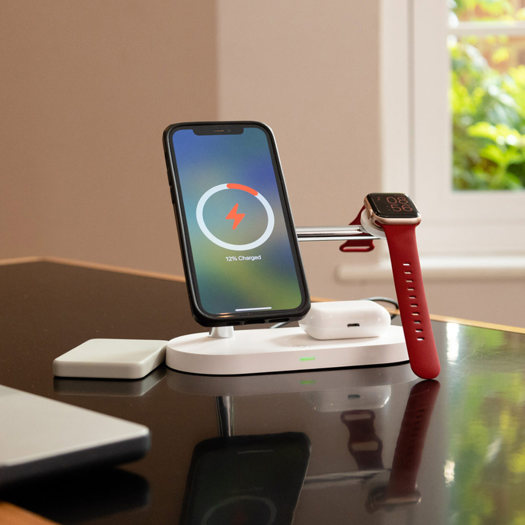 Fast 4-in-1 Wireless Charging Pad for iPhone and Accessories