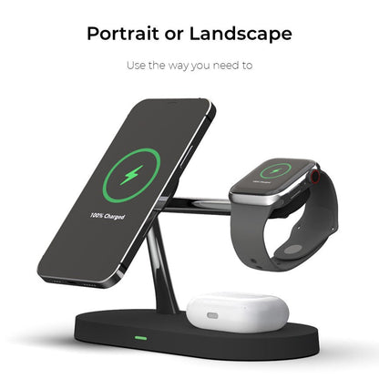 Fast 4-in-1 Wireless Charging Pad for iPhone and Accessories
