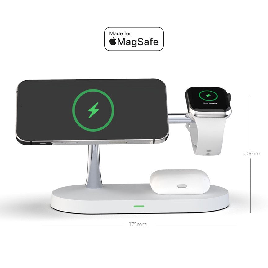 Fast 4-in-1 Wireless Charging Pad for iPhone and Accessories