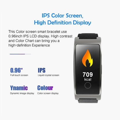 Accurate Slim Fitness Tracker with Blood Pressure Monitor