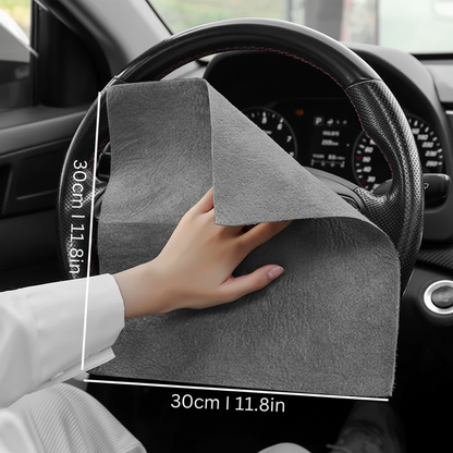 Soft Reusable Glass Cleaning Wipes Streak Free Microfiber Cloth