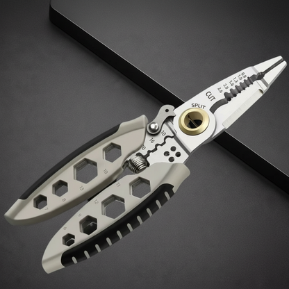 Heavy Duty Wire Cutter Crimper Tool with Metal Blade - Lusomart