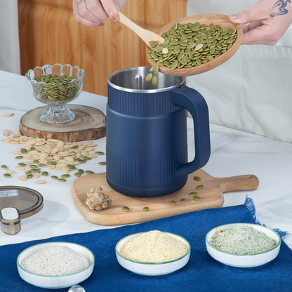 Compact Electric Coffee Mill for Home Baking Needs
