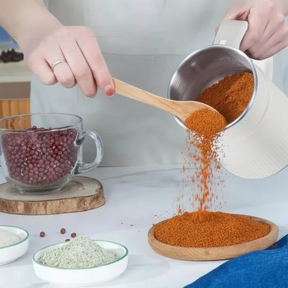 Compact Electric Coffee Mill for Home Baking Needs